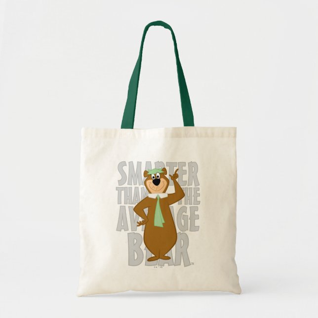 Yogi "Smarter Than The Average Bear" Tote Bag (Front)