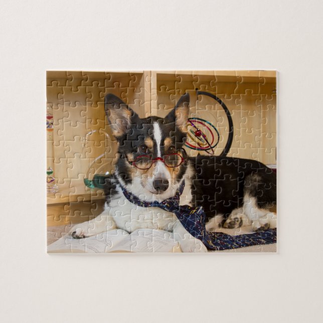 Yogi the Science Dog Jigsaw Puzzle (Horizontal)