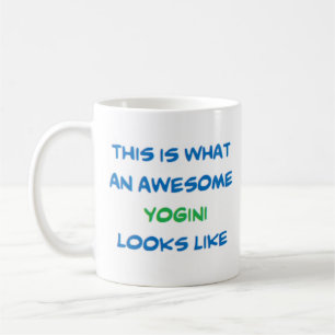 yogini, awesome coffee mug