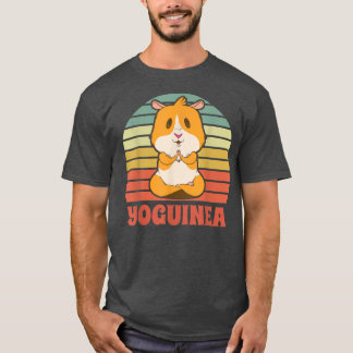 Yoguinea Cute Guinea Pig Rodent Pet Yoga Meditatio T-Shirt