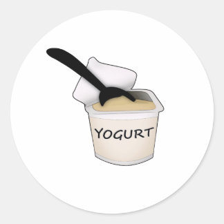 Yogurt Classic Round Sticker