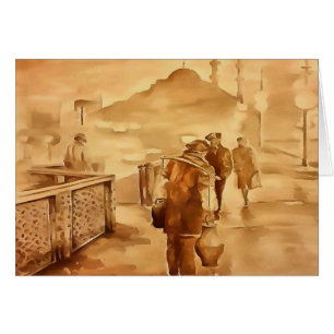 Yogurt Delivery In Istanbul Painting Historical Ar