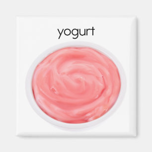 Yogurt Refrigerator Magnet