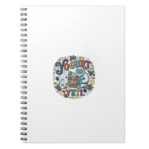 Yogurt Yeti, T-Shirt desgion Notebook