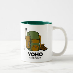 Yoho National Park Backpack Two-Tone Coffee Mug