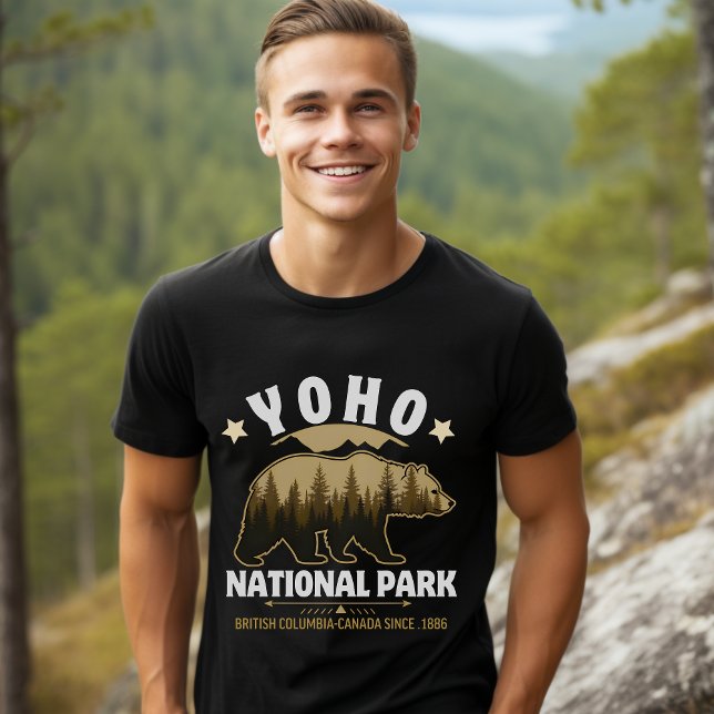 Yoho National Park Bear Design – British Columbia  T-Shirt (Creator Uploaded)