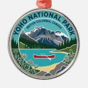 Yoho National Park Canada Metal Ornament