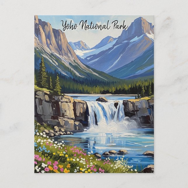 Yoho National Park Canada Postcard (Front)