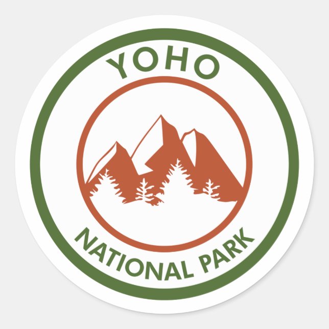 Yoho National Park Classic Round Sticker (Front)
