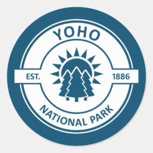 Yoho National Park Classic Round Sticker