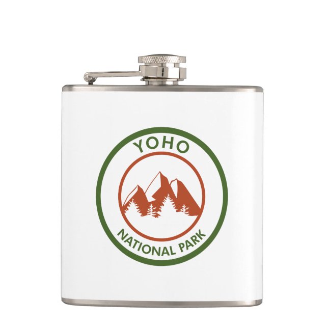 Yoho National Park Hip Flask (Front)