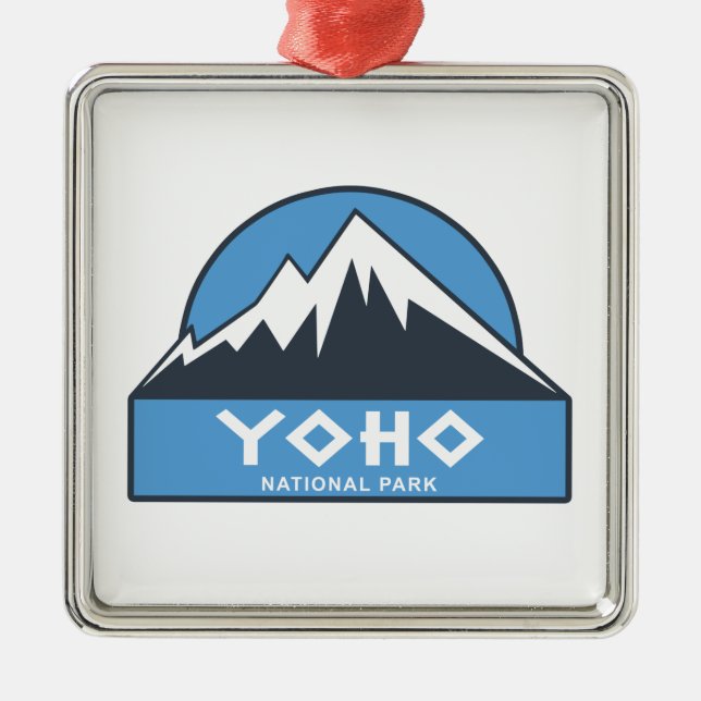 Yoho National Park Metal Ornament (Front)