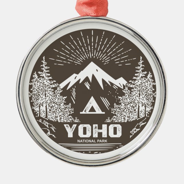 Yoho National Park Metal Ornament (Front)