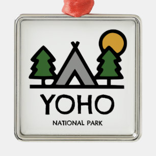 Yoho National Park Metal Ornament