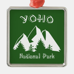 Yoho National Park Metal Ornament