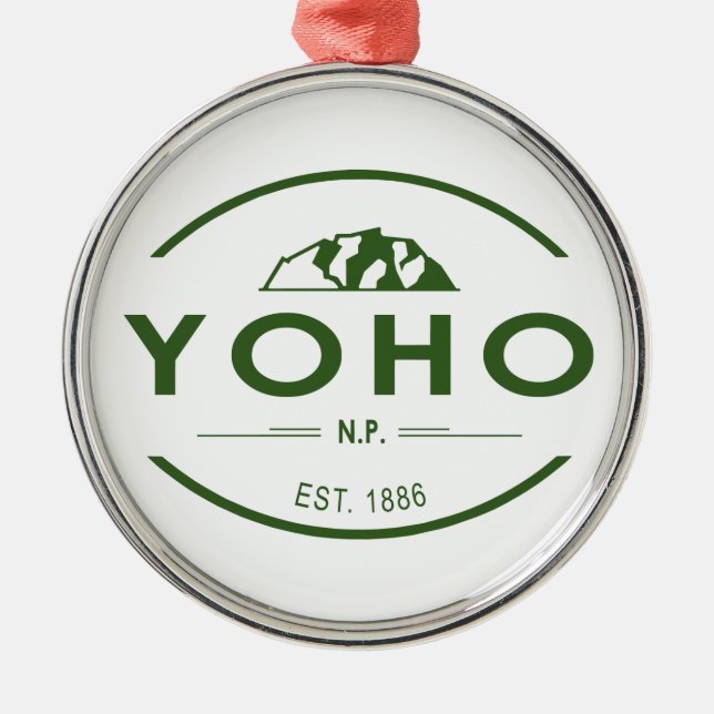 Yoho National Park Metal Ornament (Front)