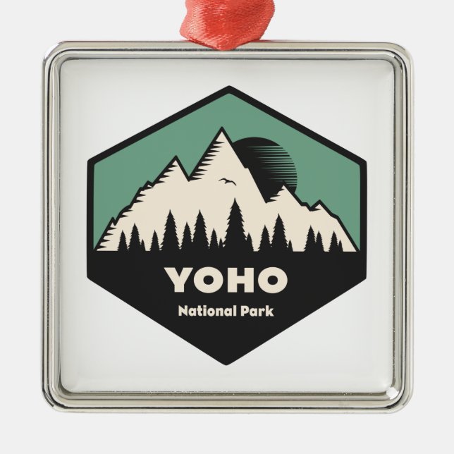 Yoho National Park Metal Ornament (Front)