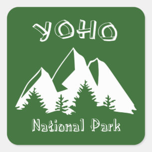 Yoho National Park Square Sticker