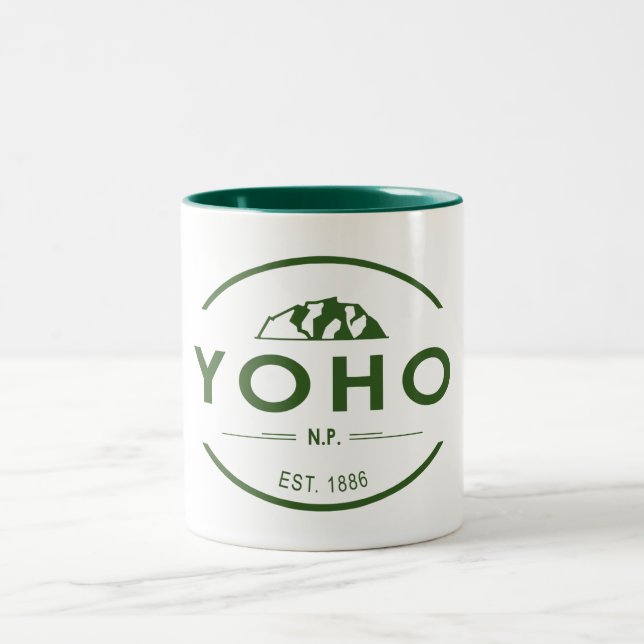 Yoho National Park Two-Tone Coffee Mug (Center)
