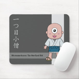 Yokai Hitotsume-kozo (One-Eyed Kid) Mouse Pad