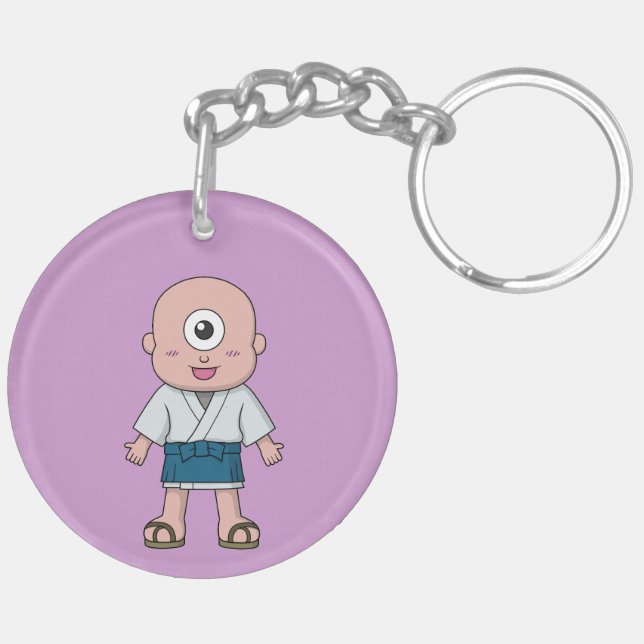 Yokai Hitotsume-kozou (One-Eyed Kid) Key Ring (Back Left)