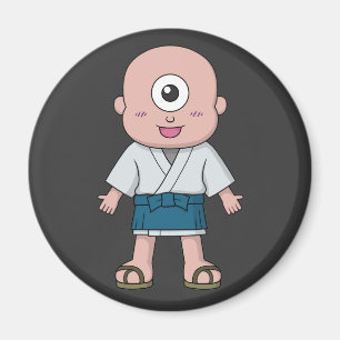 Yokai Hitotsume-kozou (One-Eyed Kid) Magnet