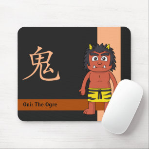 Yokai Oni (Ogre) Mouse Pad