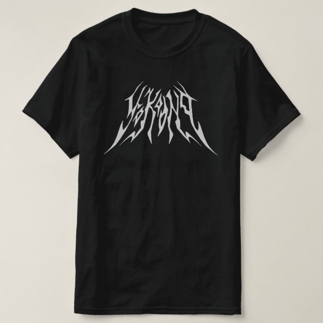yoko ono death metal tee (Design Front)