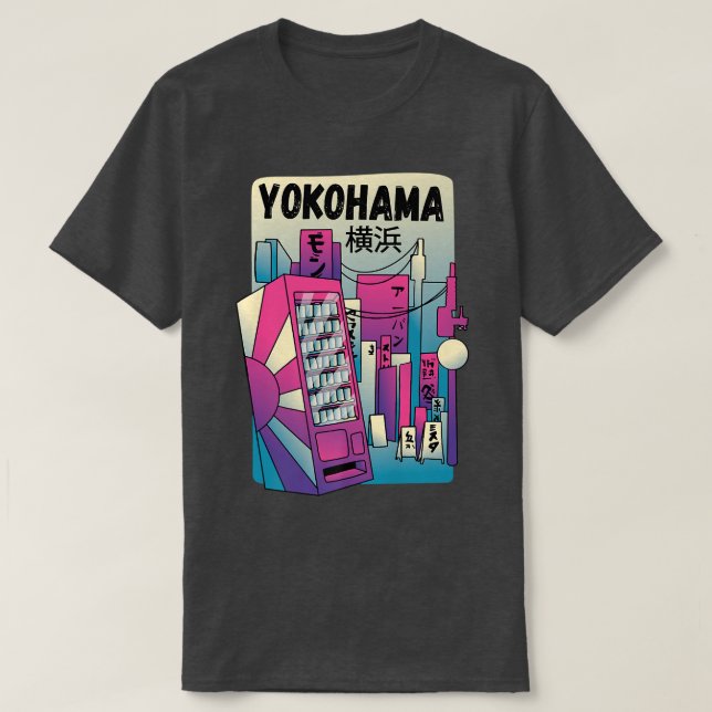 Yokohama Japan, Urban japanese Yokohama city  T-Shirt (Design Front)