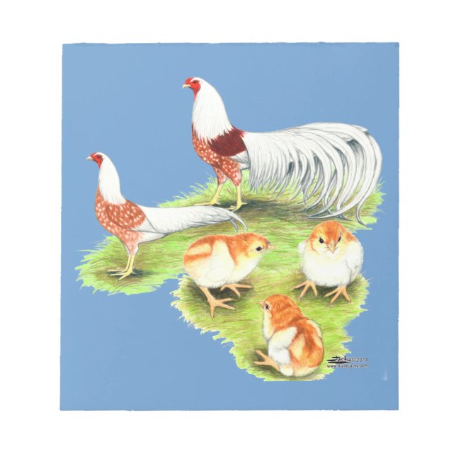 Yokohama Red Shoulder Family Notepad (Front)
