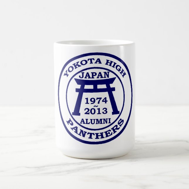 Yokota High School Japan Alumni  1974-2013 Coffee Mug (Center)