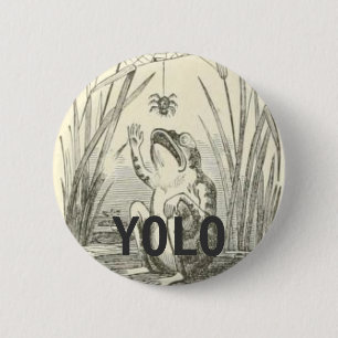 YOLO 6 CM ROUND BADGE