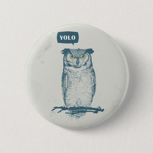 YOLO 6 CM ROUND BADGE (Front)