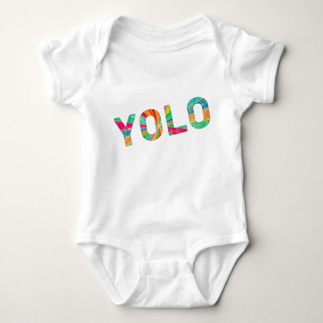 Yolo baby baby bodysuit (Front)
