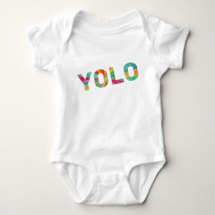 Yolo baby bodysuit