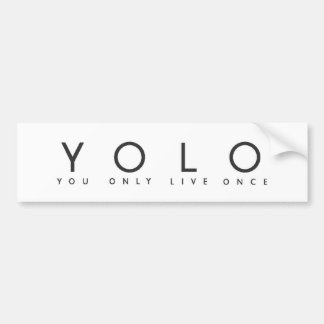 Yolo Bumper Sticker