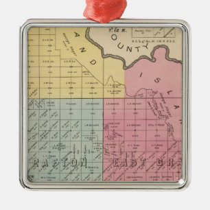 Yolo County 3 Metal Tree Decoration