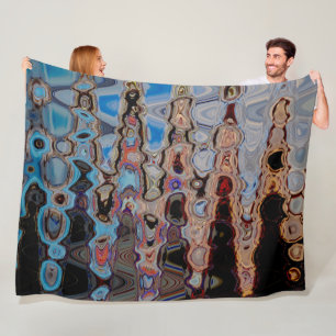 Yolo County Fair Abstract 3, 2017   SVP Images Fleece Blanket