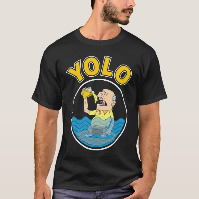 YOLO Drinking T-Shirt (Front)