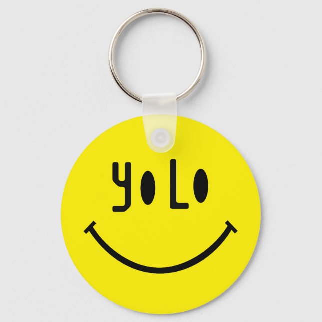 Yolo Face Key Ring (Front)