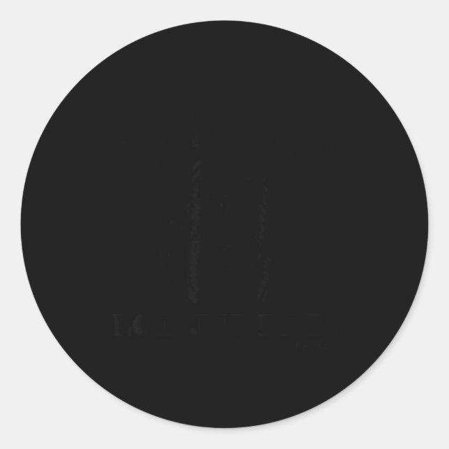 Yolo Jk Brb Jesus Funny Jesus Lovers Christian Quo Classic Round Sticker (Front)