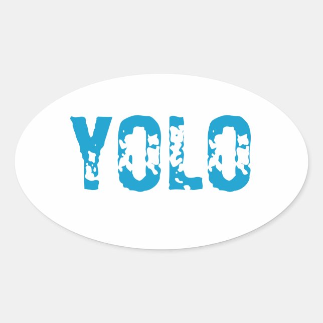 YOLO OVAL STICKER (Front)