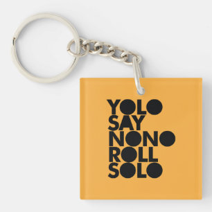 YOLO Roll Solo Filled Key Ring