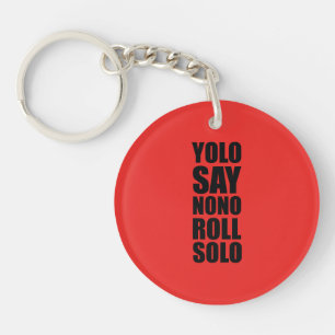 YOLO Roll Solo Key Ring