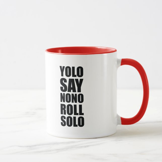 YOLO Roll Solo Mug (Right)