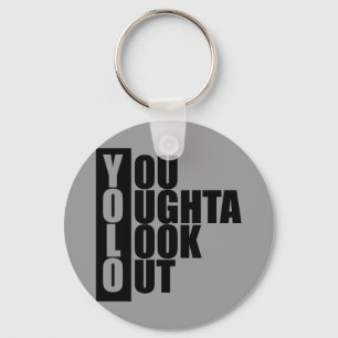 YOLO Vertical Box Key Ring