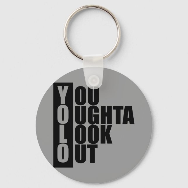 YOLO Vertical Box Key Ring (Front)
