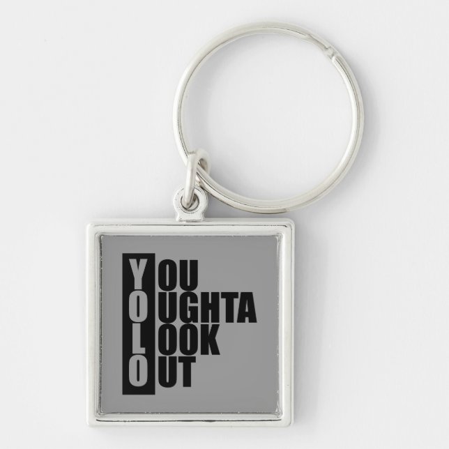 YOLO Vertical Box Key Ring (Front)
