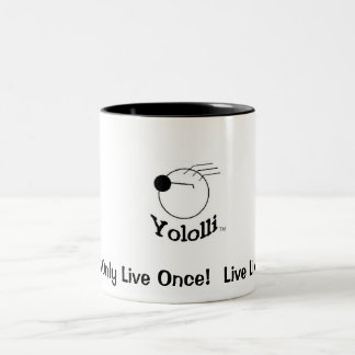Yololli! Two-Tone Coffee Mug