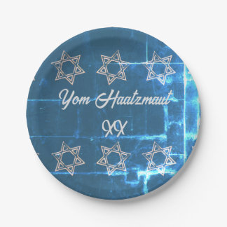 Yom Haatzmaut Israel Independence Day Paper Plates